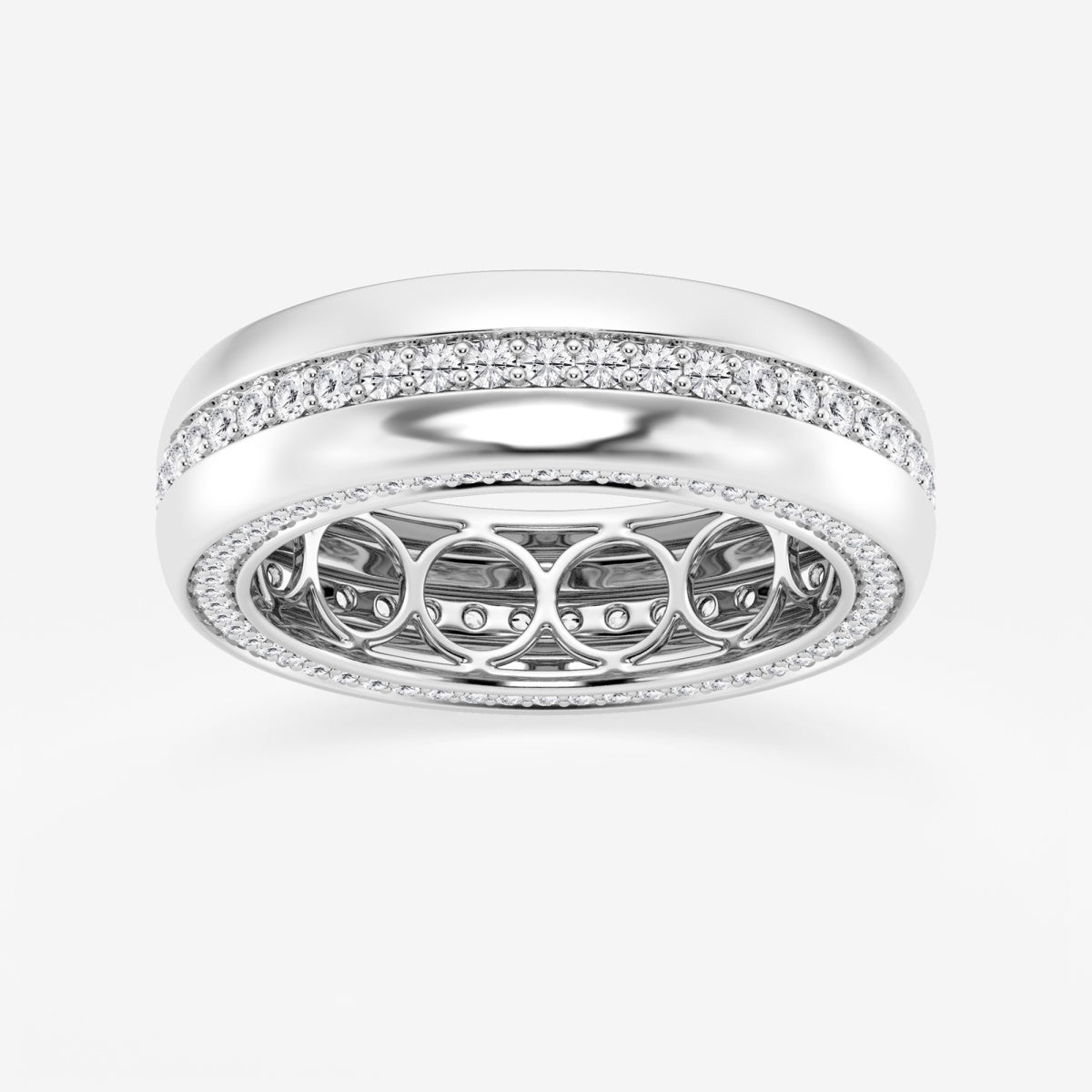 Caleb - Side-Set Eternity Brilliance Rings