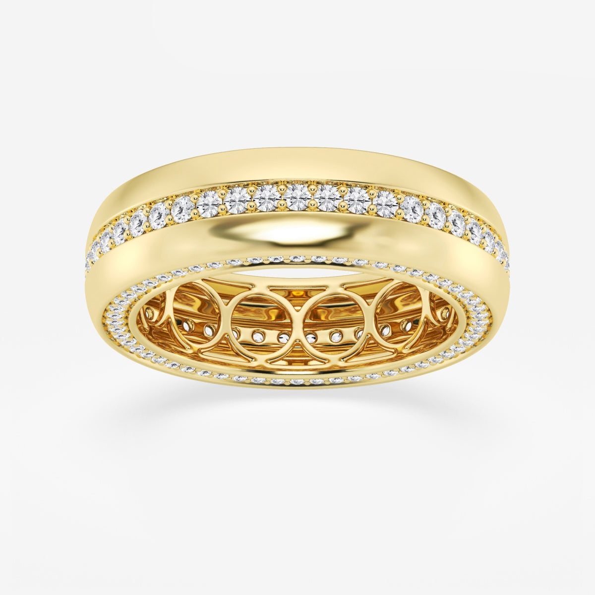 Caleb - Side-Set Eternity Brilliance Rings