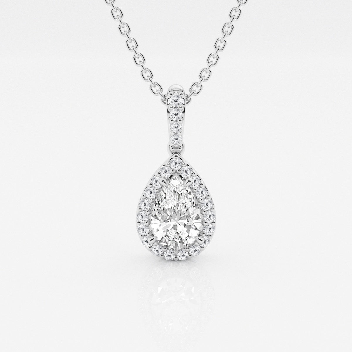 Celeste - Graceful Halo Design Necklaces