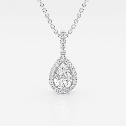 Celeste - Graceful Halo Design Necklaces