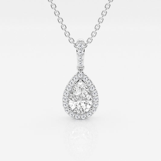 Celeste - Graceful Halo Design Necklaces