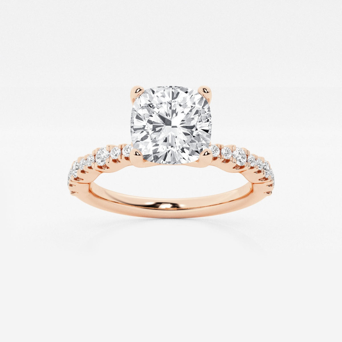 Clara - Station Side Stones Engagement Ring