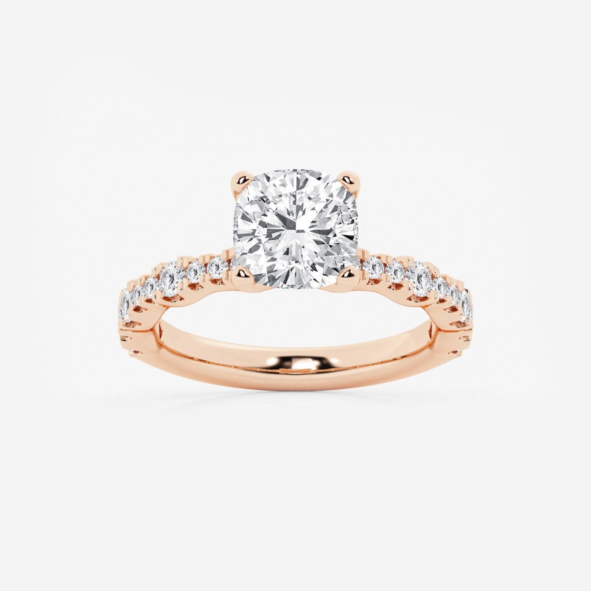 Clara - Station Side Stones Engagement Ring