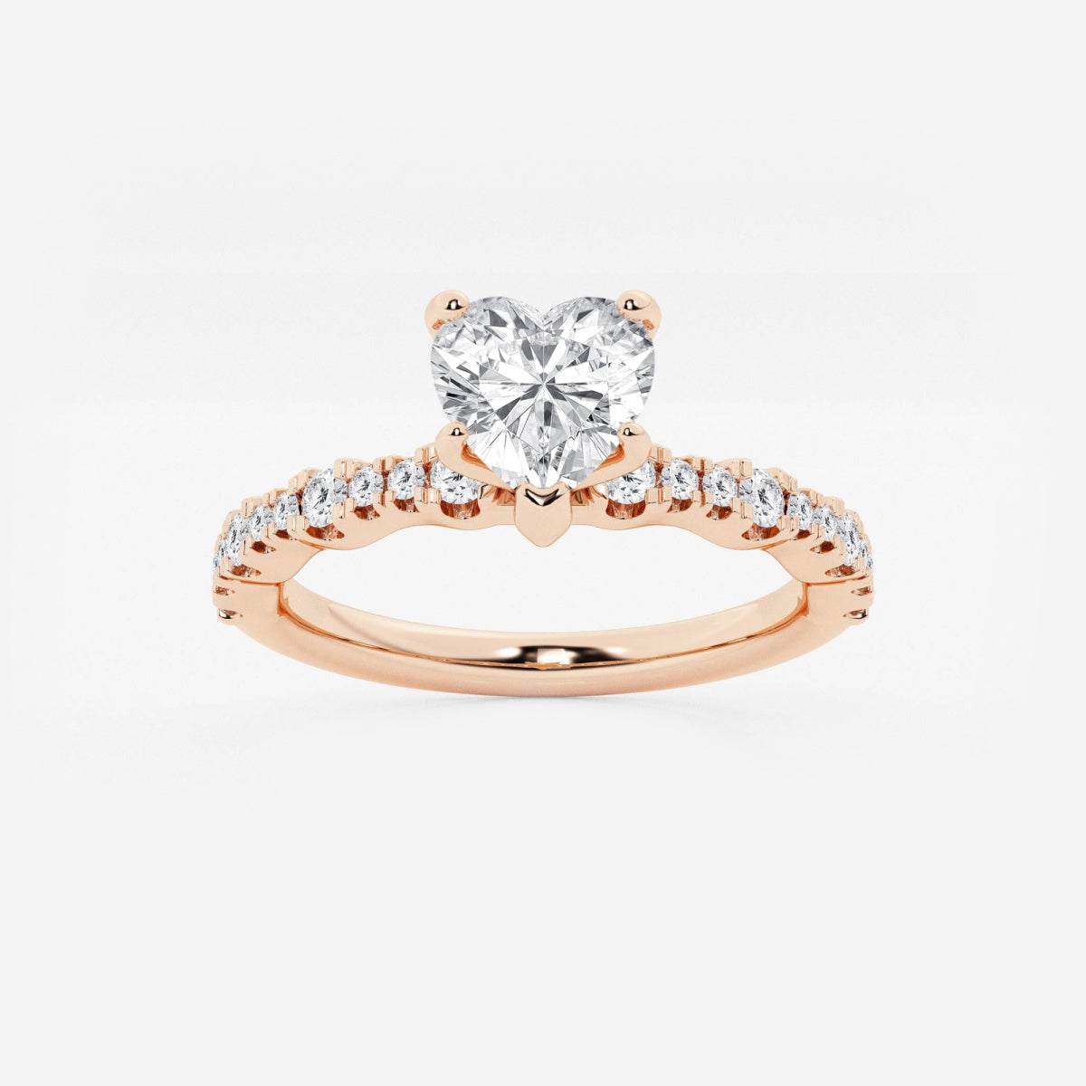 Clara - Station Side Stones Engagement Ring