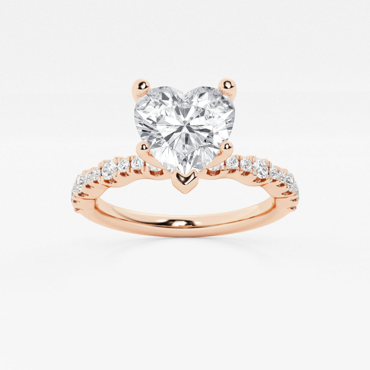 Clara - Station Side Stones Engagement Ring