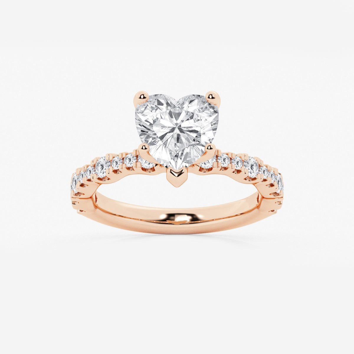 Clara - Station Side Stones Engagement Ring