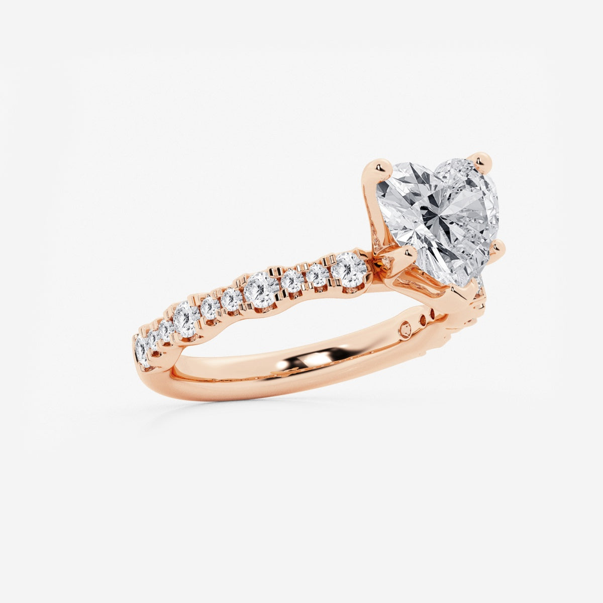 Clara - Station Side Stones Engagement Ring