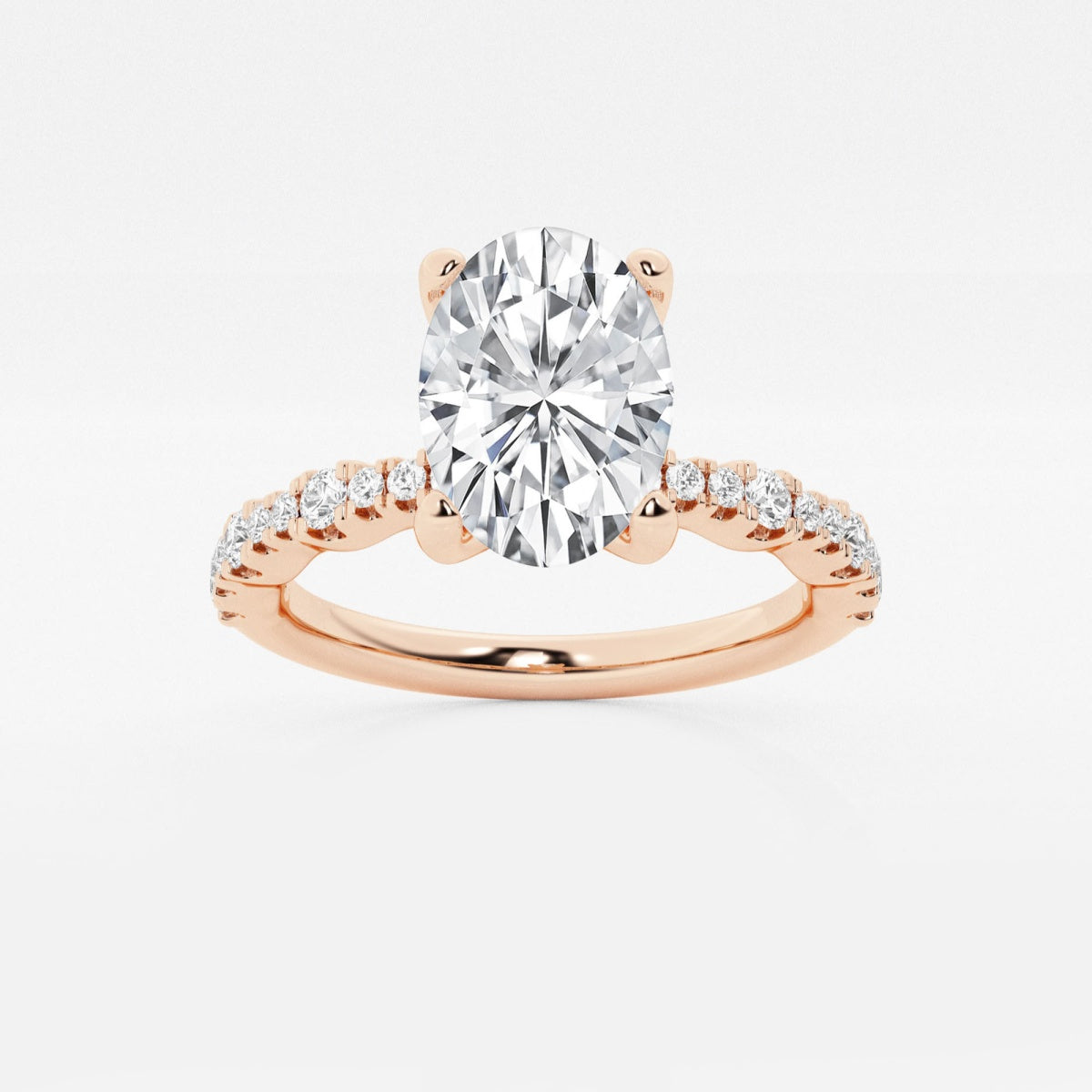 Clara - Station Side Stones Engagement Ring