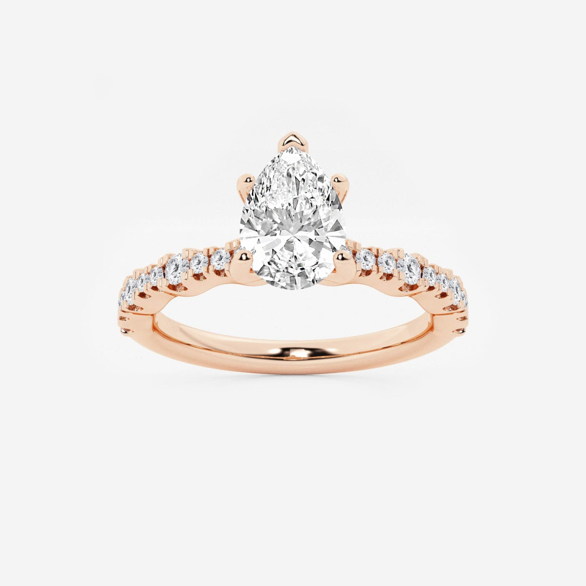 Clara - Station Side Stones Engagement Ring