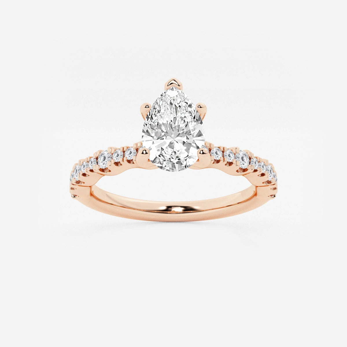 Clara - Station Side Stones Engagement Ring