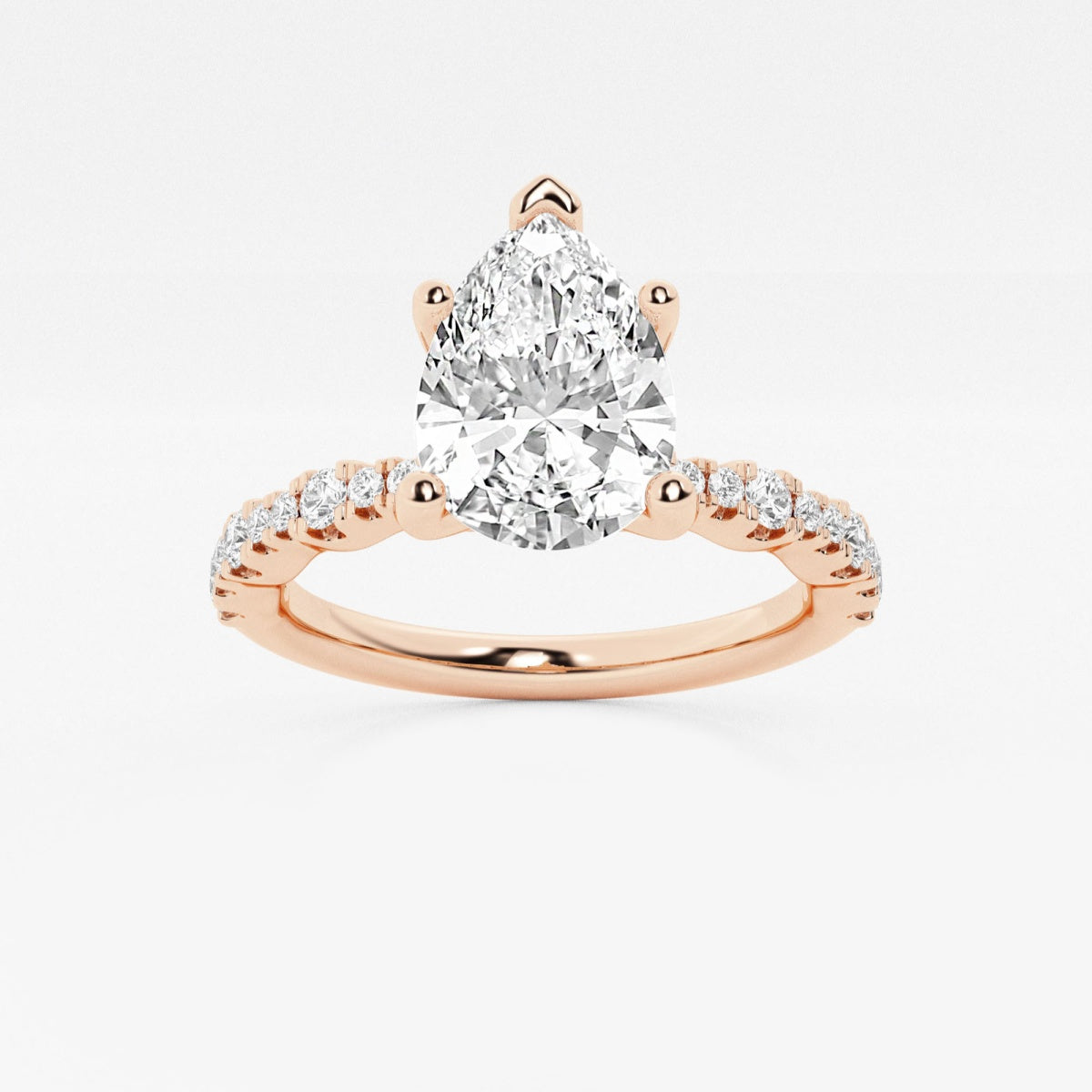 Clara - Station Side Stones Engagement Ring