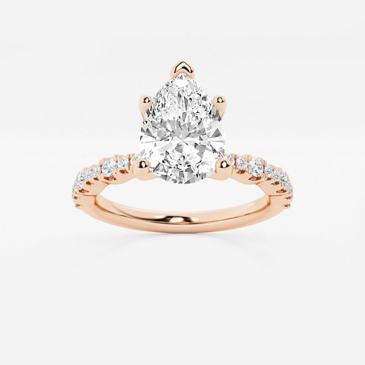 Clara - Station Side Stones Engagement Ring