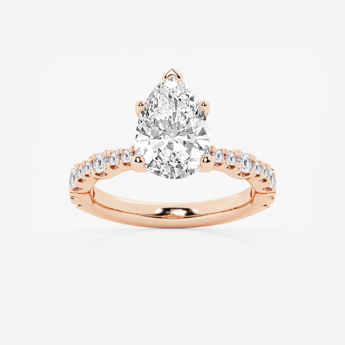 Clara - Station Side Stones Engagement Ring