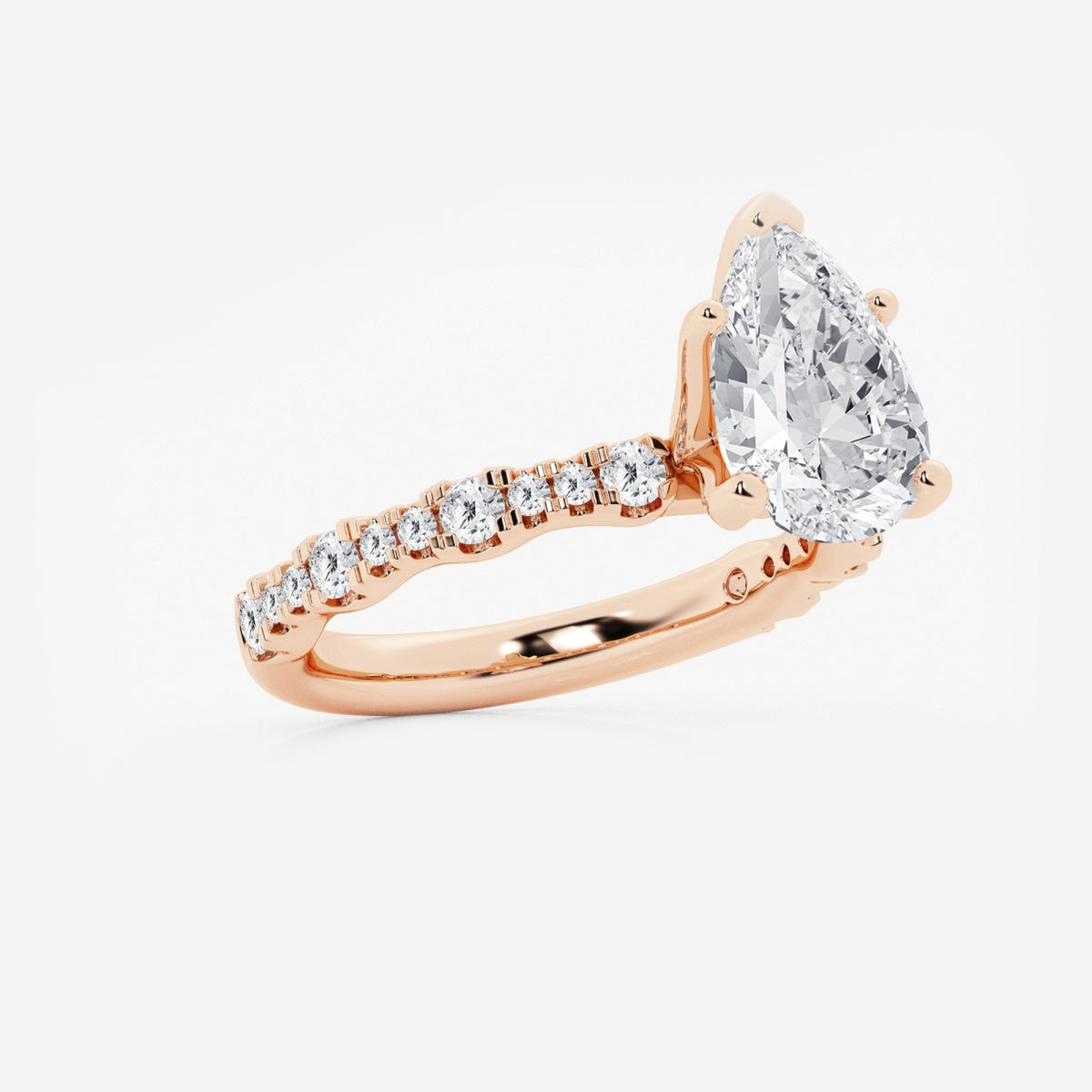 Clara - Station Side Stones Engagement Ring