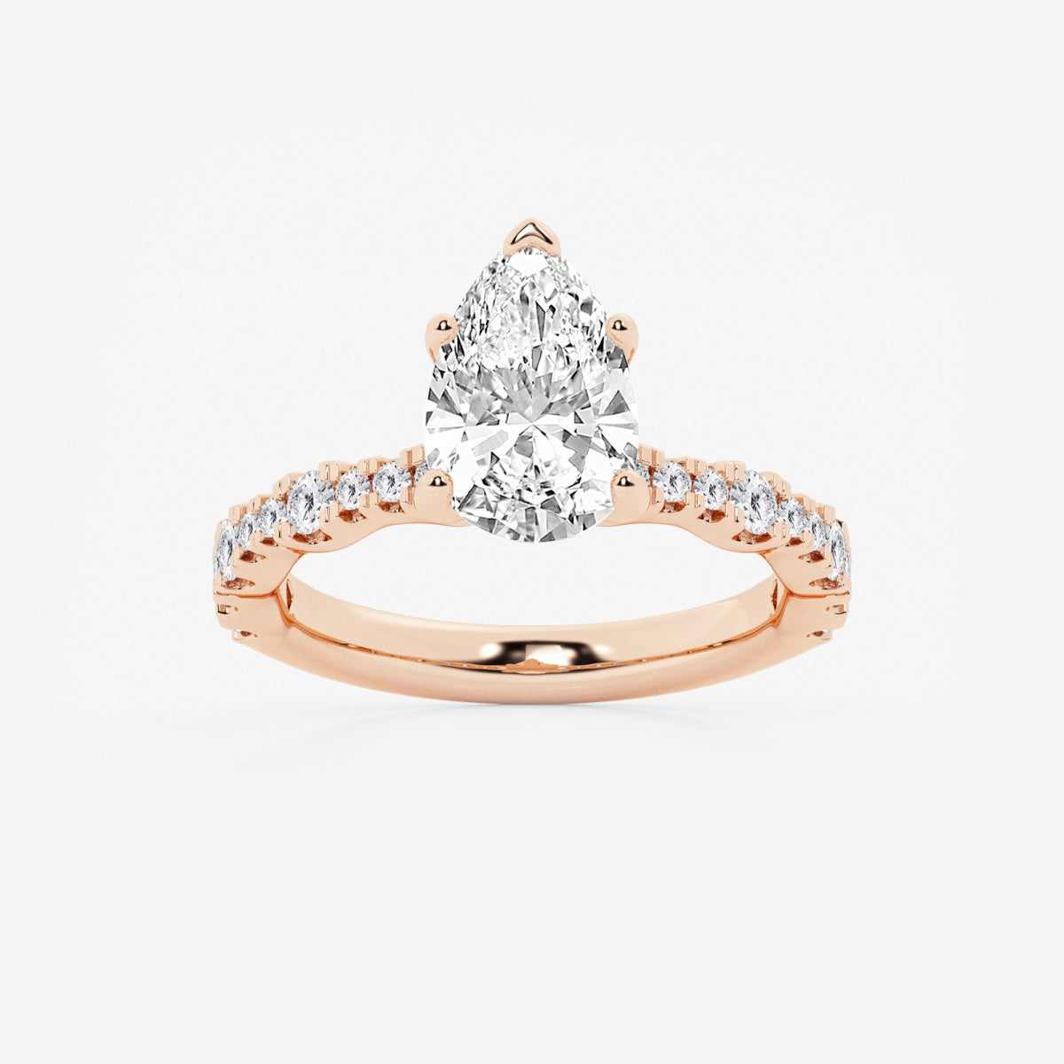 Clara - Station Side Stones Engagement Ring