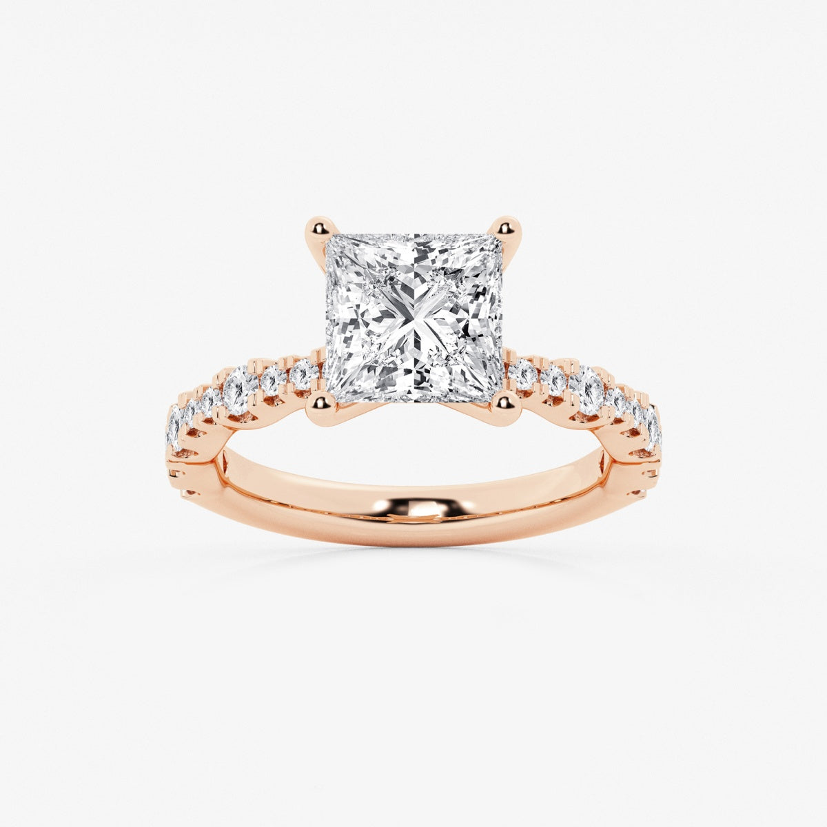 Clara - Station Side Stones Engagement Ring