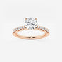 Clara - Station Side Stones Engagement Ring