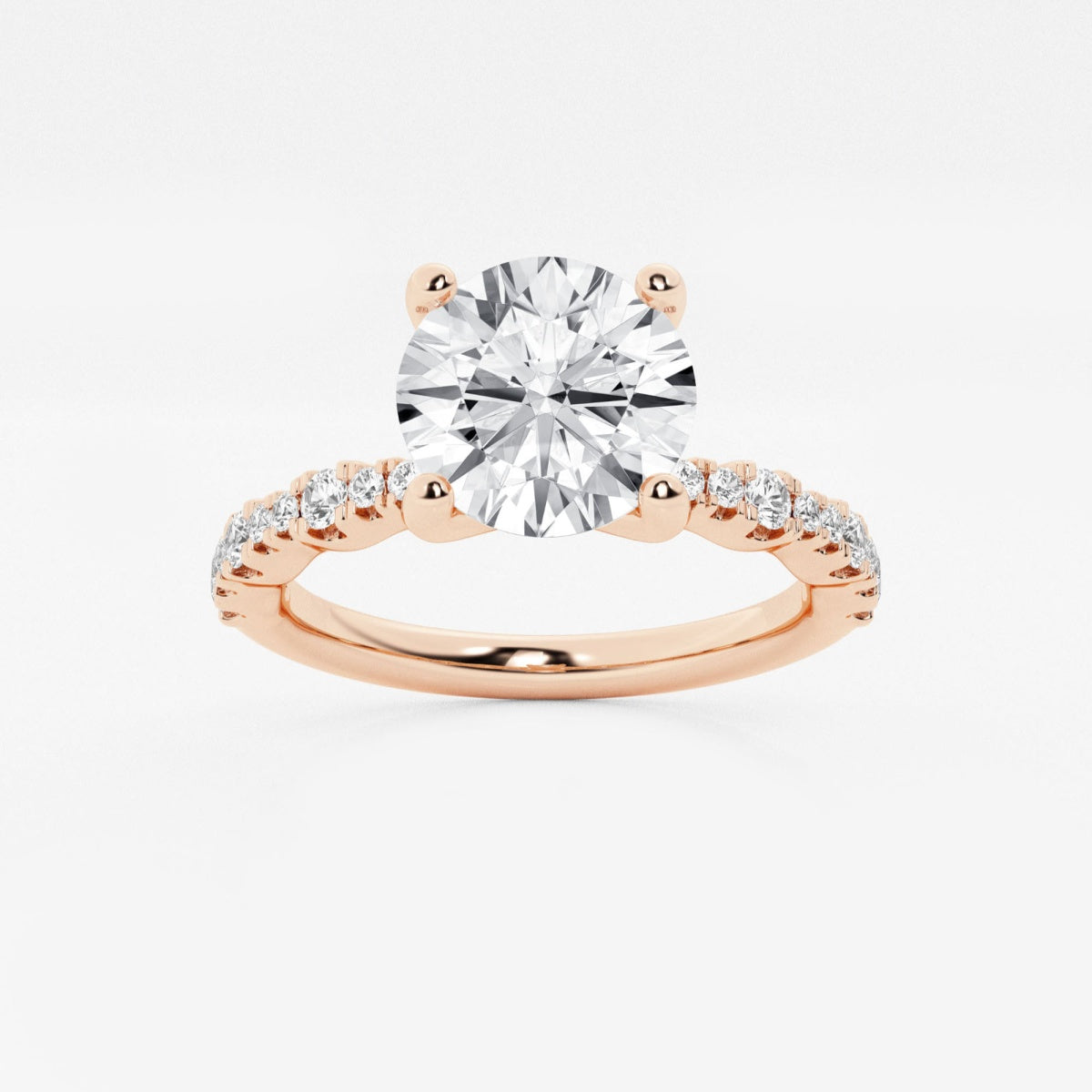 Clara - Station Side Stones Engagement Ring