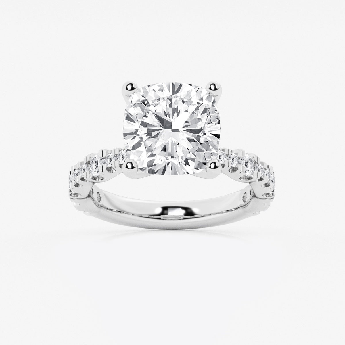 Clara - Station Side Stones Engagement Ring