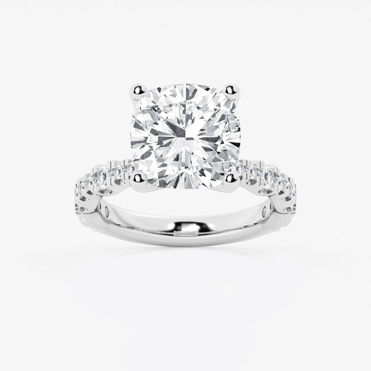 Clara - Station Side Stones Engagement Ring