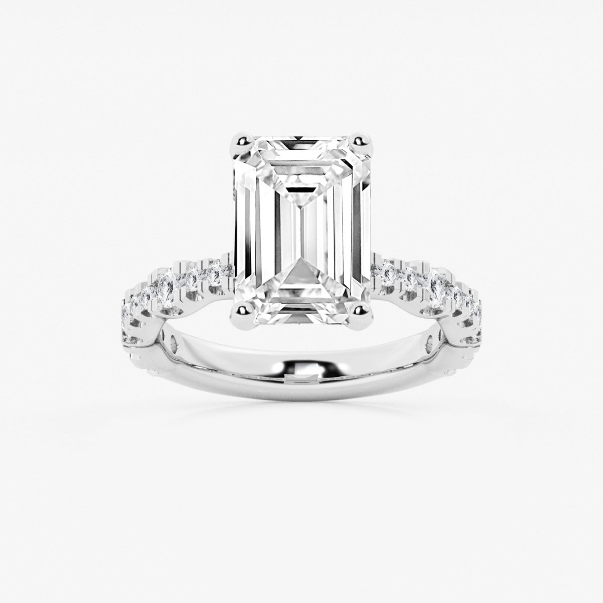 Clara - Station Side Stones Engagement Ring