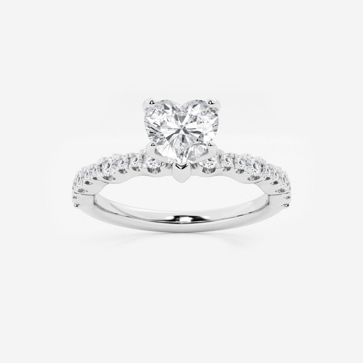 Clara - Station Side Stones Engagement Ring