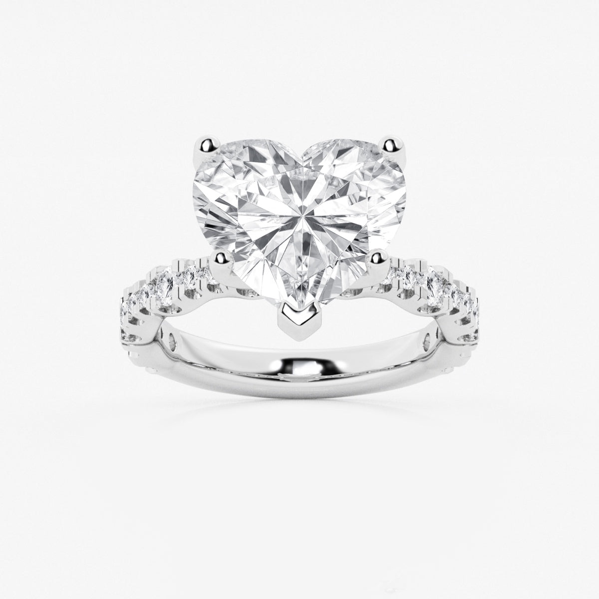 Clara - Station Side Stones Engagement Ring