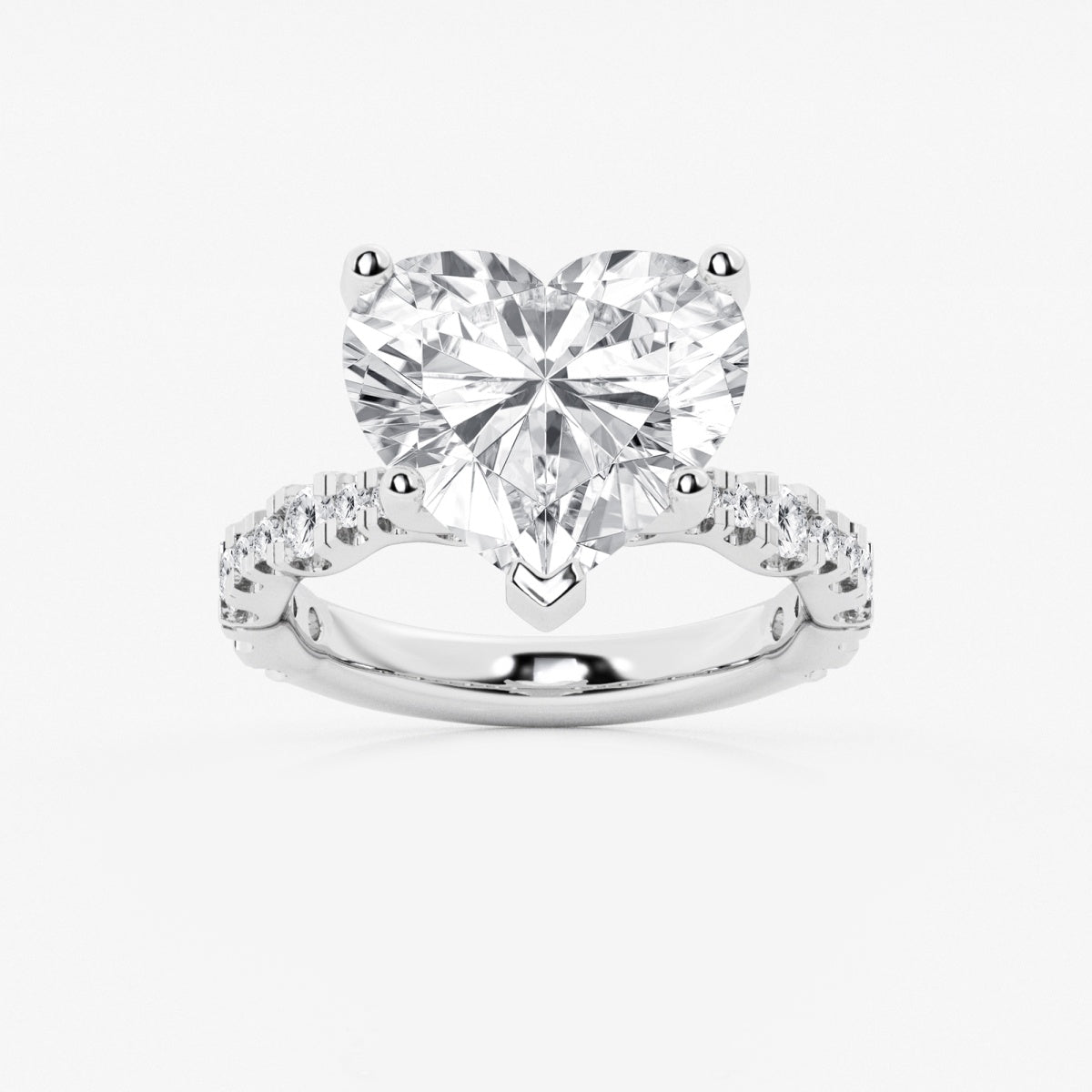 Clara - Station Side Stones Engagement Ring