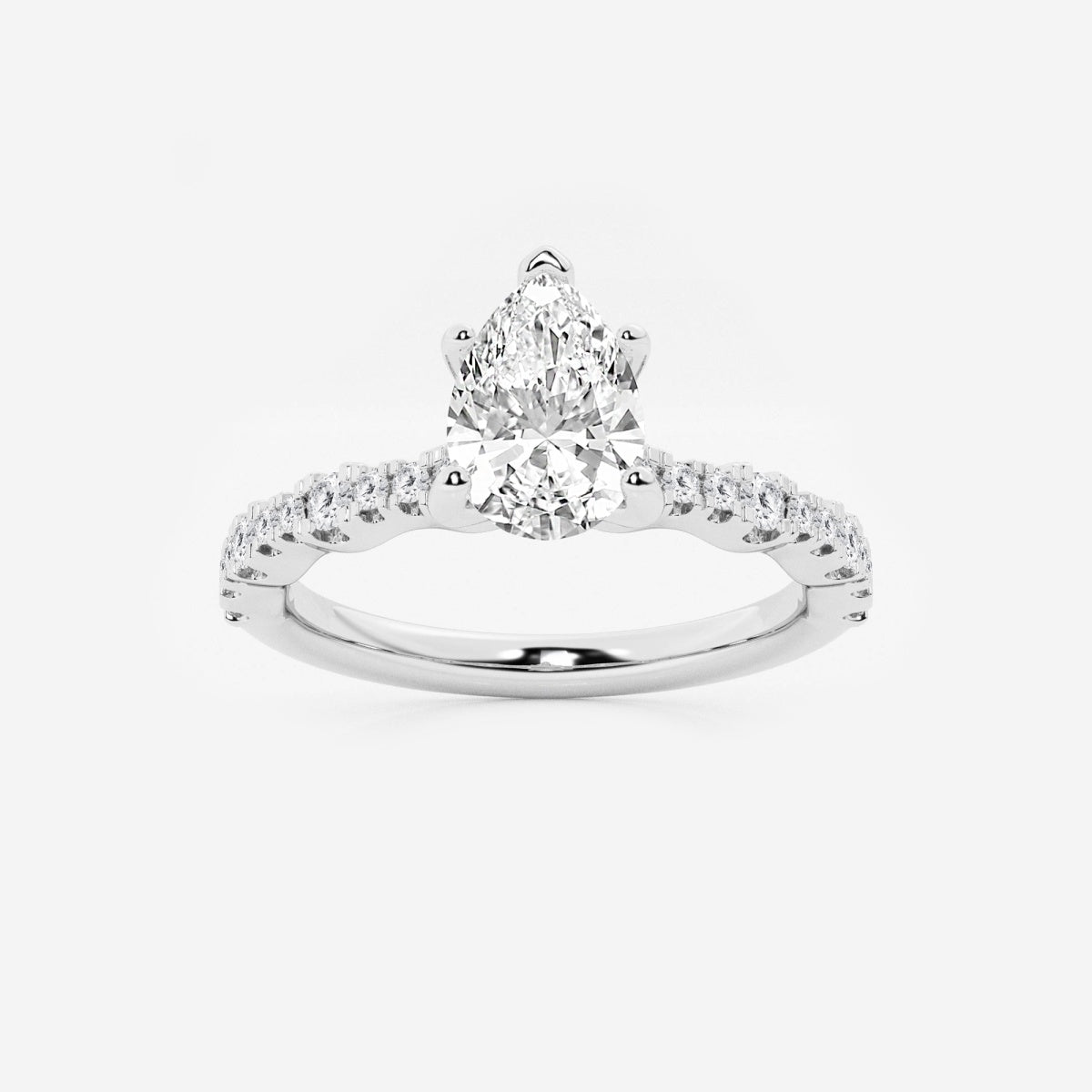 Clara - Station Side Stones Engagement Ring