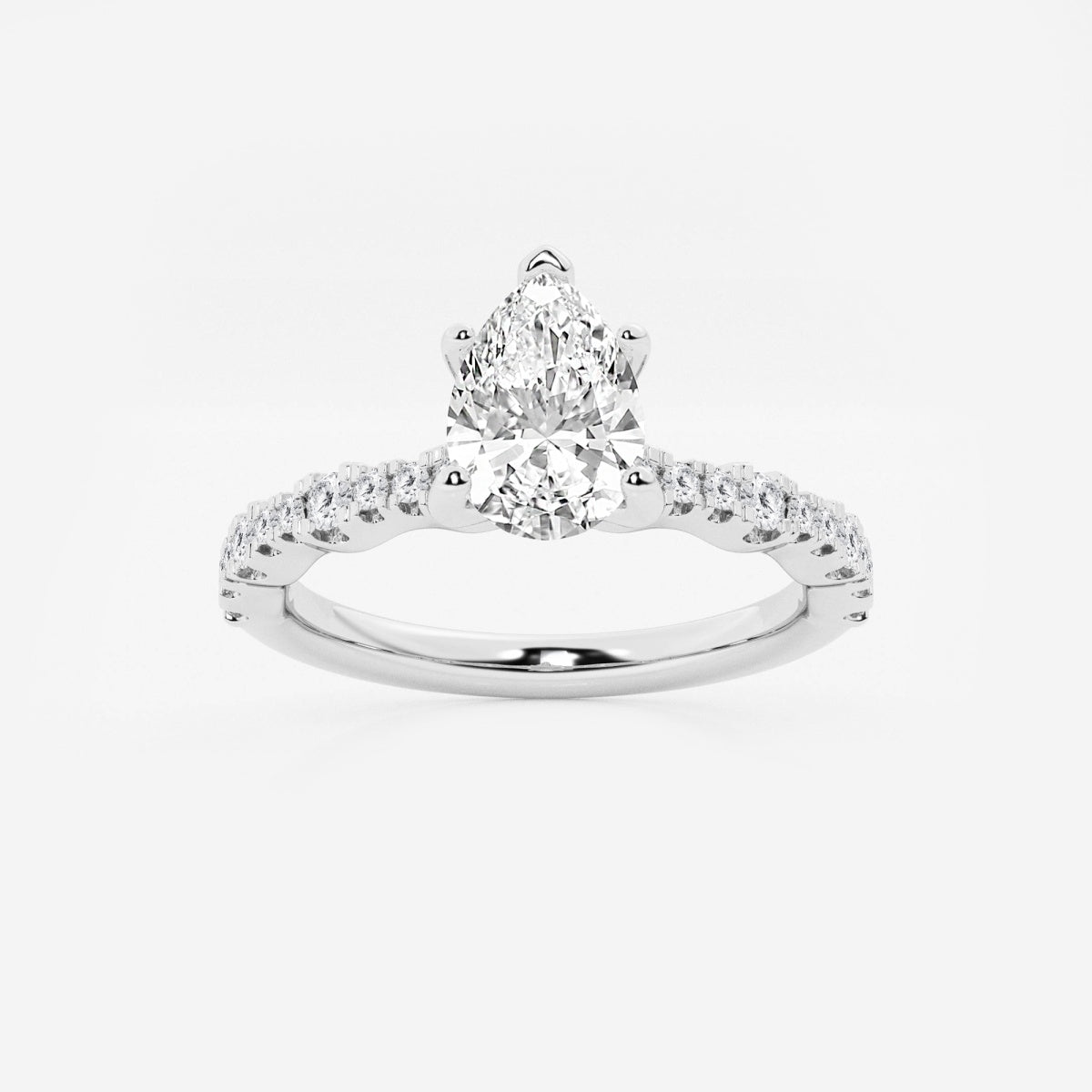 Clara - Station Side Stones Engagement Ring