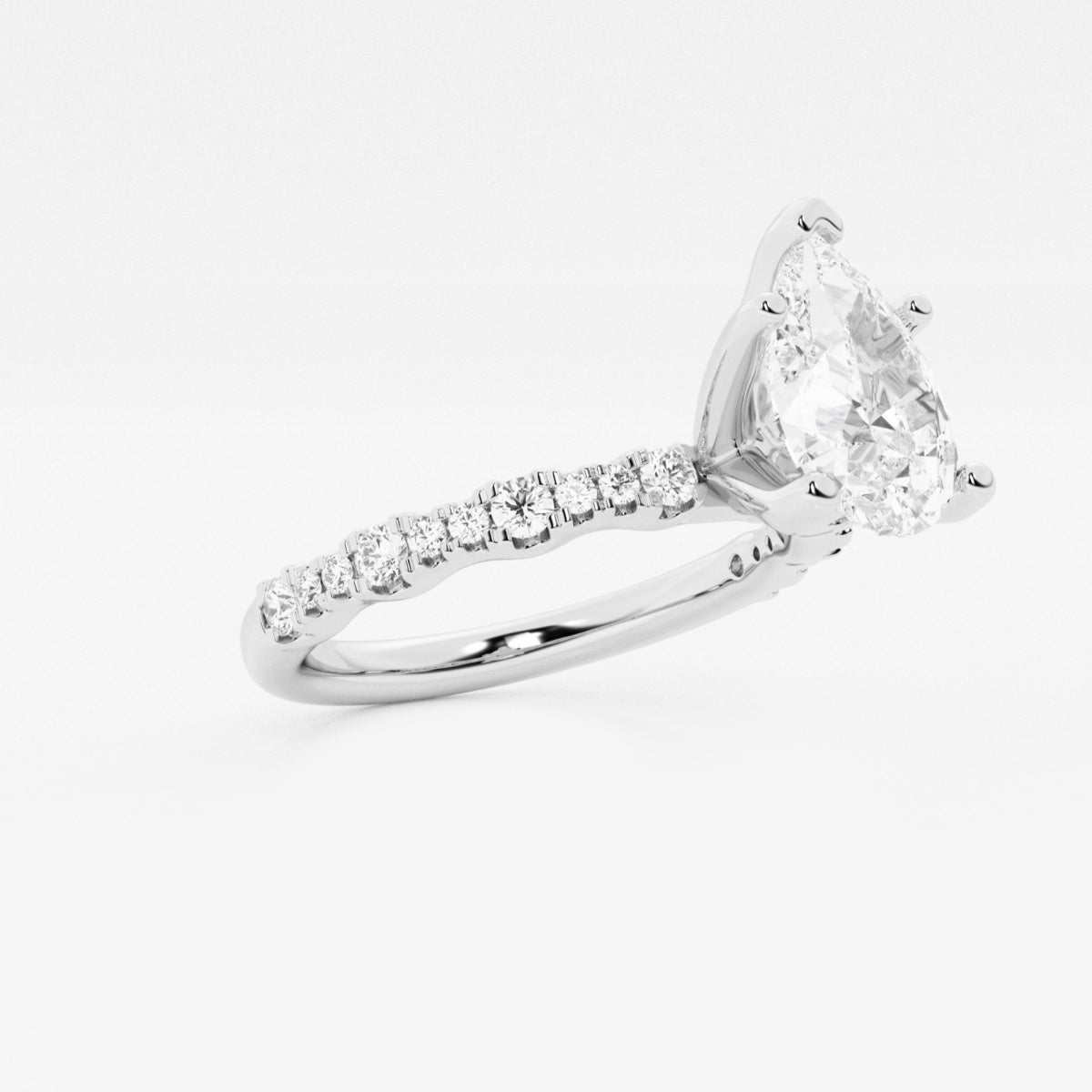 Clara - Station Side Stones Engagement Ring