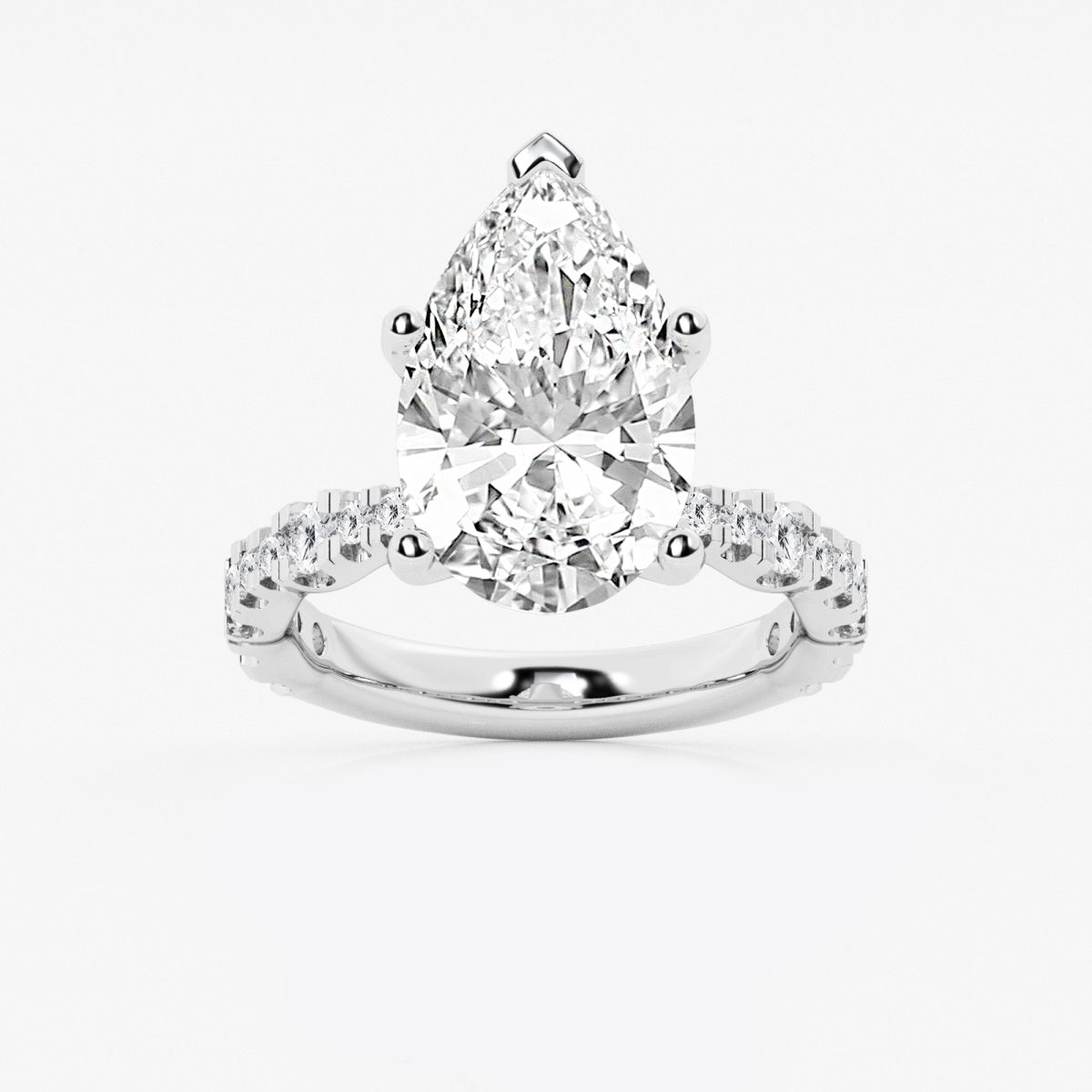 Clara - Station Side Stones Engagement Ring