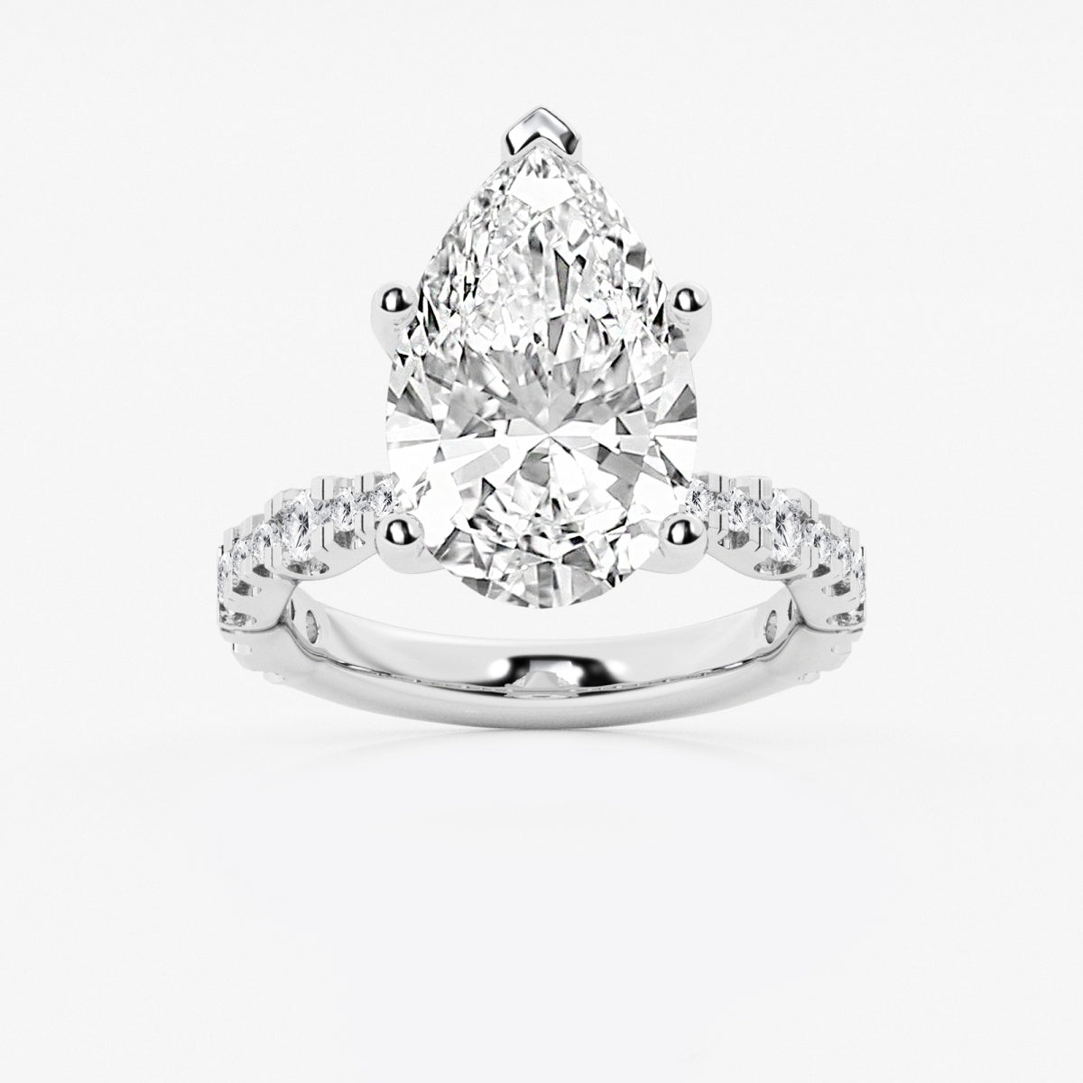 Clara - Station Side Stones Engagement Ring