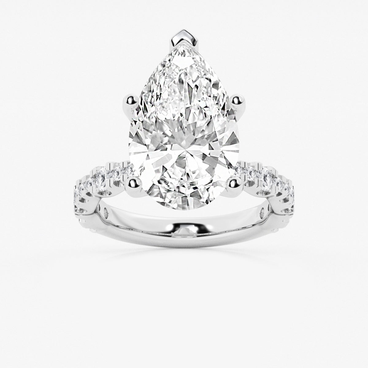 Clara - Station Side Stones Engagement Ring