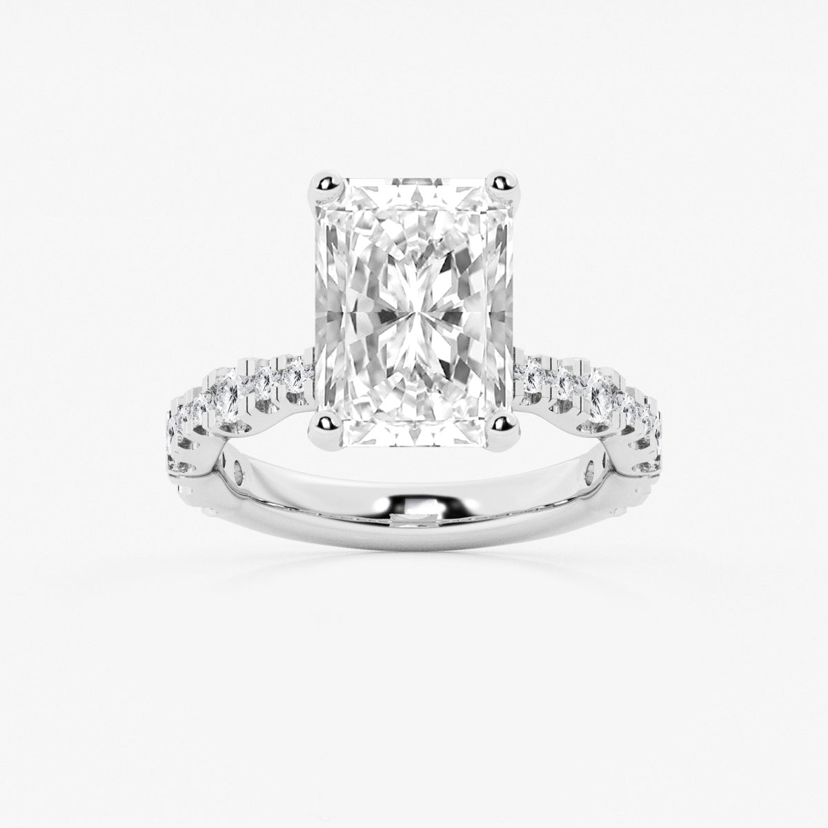 Clara - Station Side Stones Engagement Ring