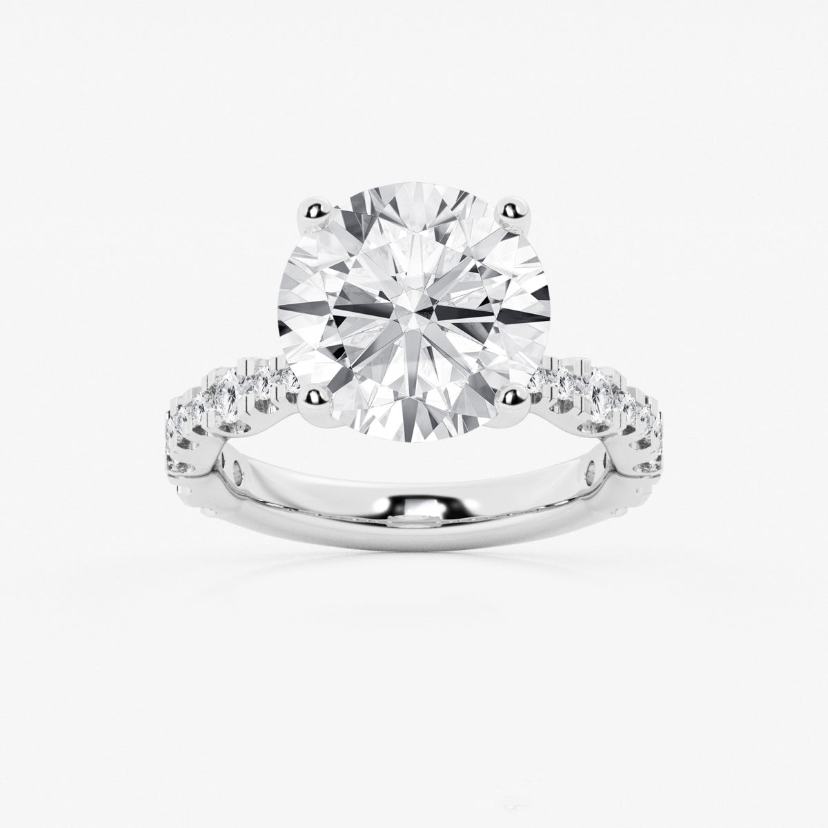 Clara - Station Side Stones Engagement Ring