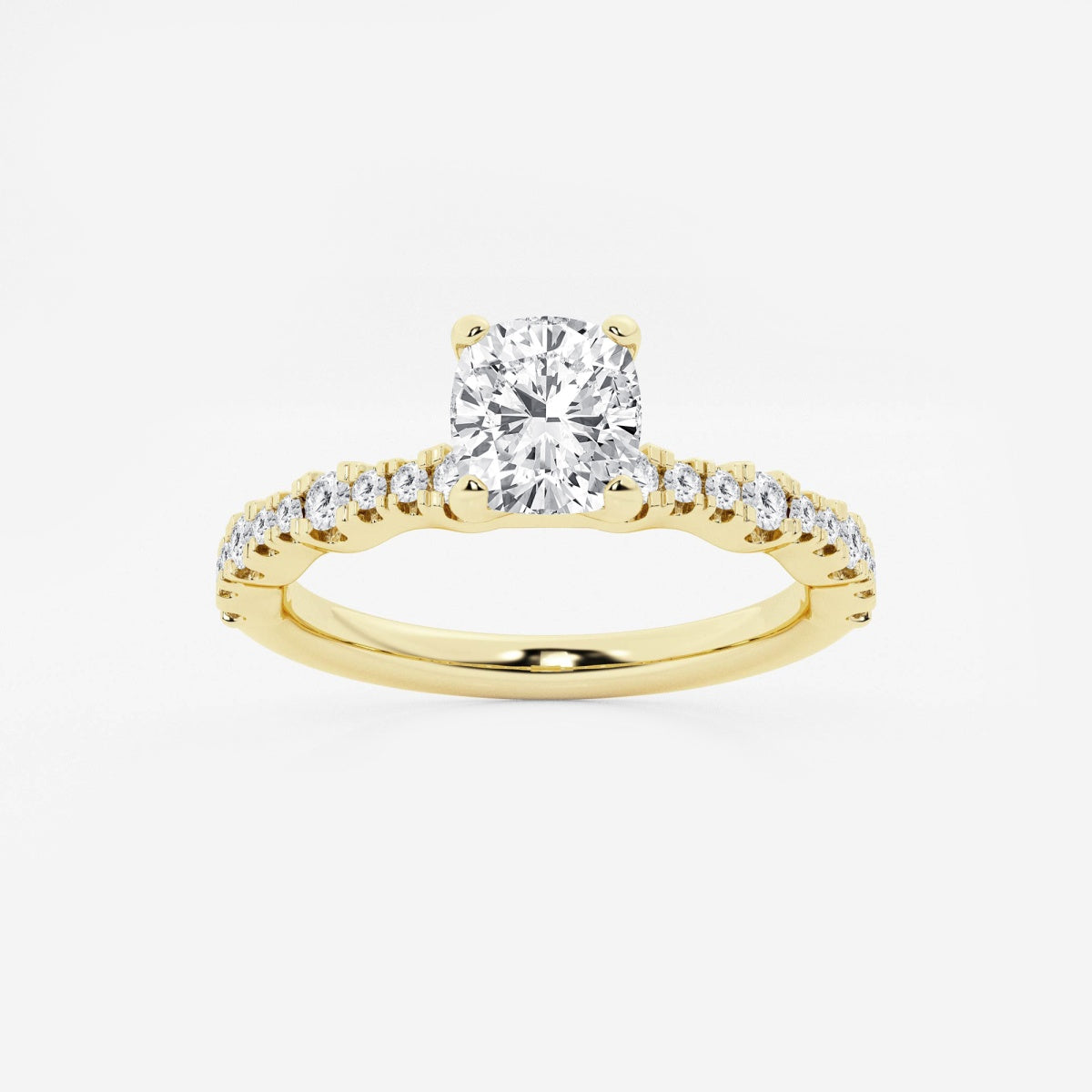 Clara - Station Side Stones Engagement Ring