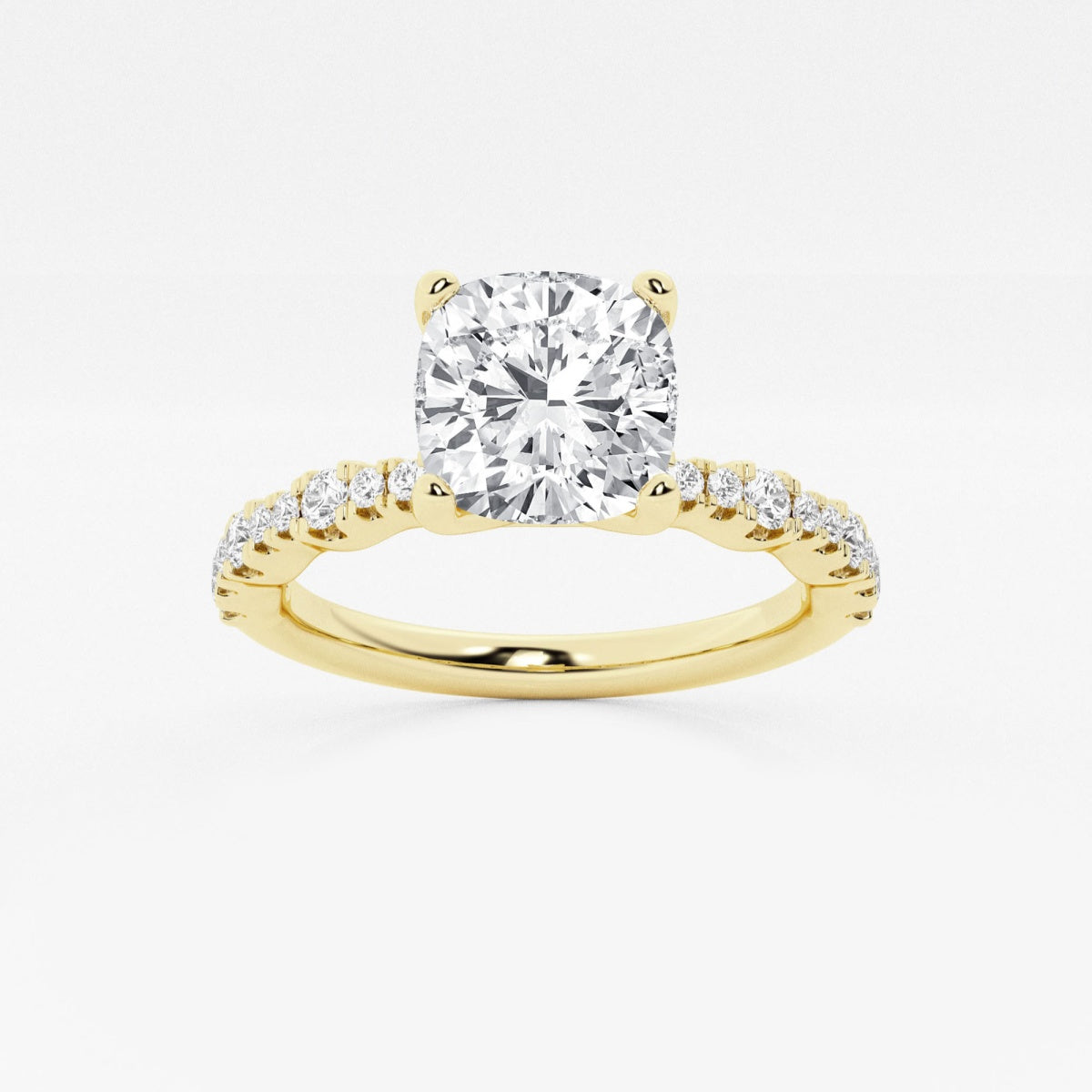 Clara - Station Side Stones Engagement Ring