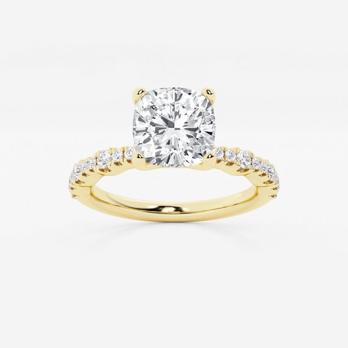 Clara - Station Side Stones Engagement Ring