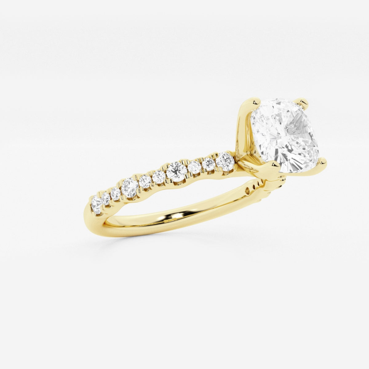 Clara - Station Side Stones Engagement Ring