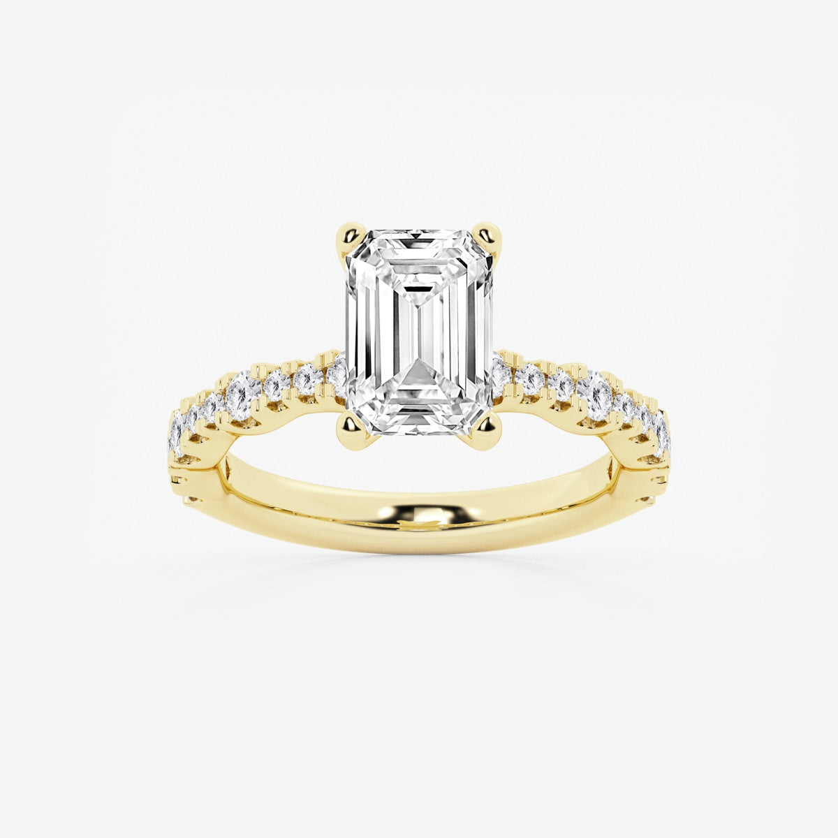 Clara - Station Side Stones Engagement Ring