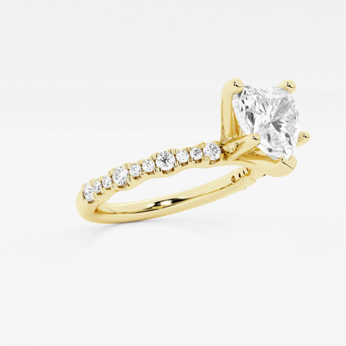 Clara - Station Side Stones Engagement Ring