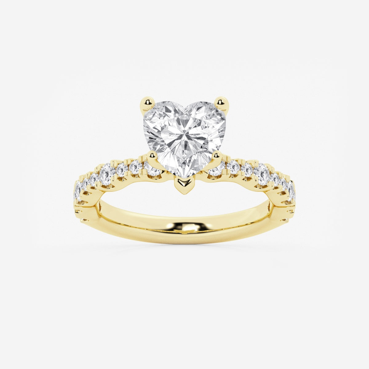 Clara - Station Side Stones Engagement Ring