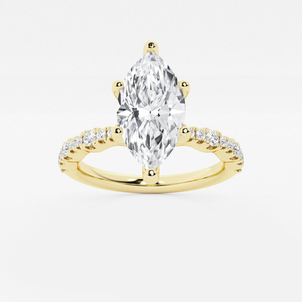 Clara - Station Side Stones Engagement Ring