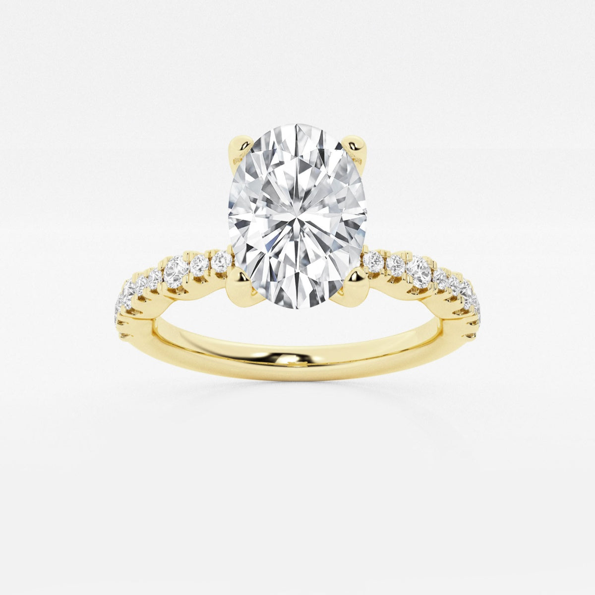 Clara - Station Side Stones Engagement Ring