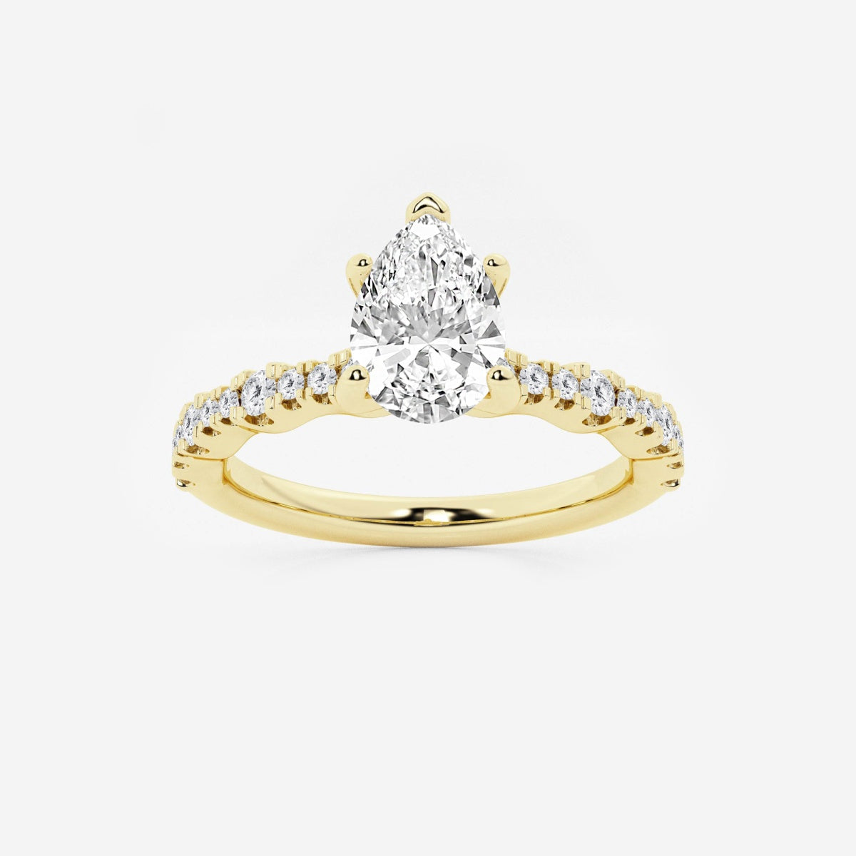 Clara - Station Side Stones Engagement Ring