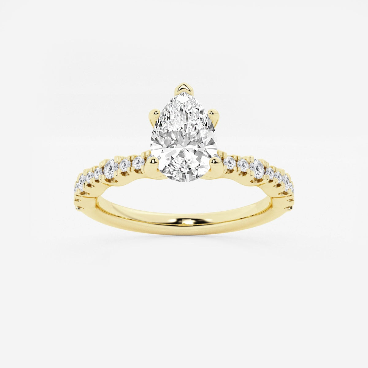 Clara - Station Side Stones Engagement Ring