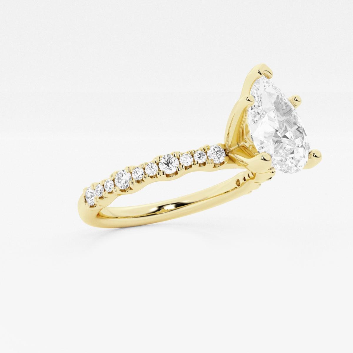 Clara - Station Side Stones Engagement Ring