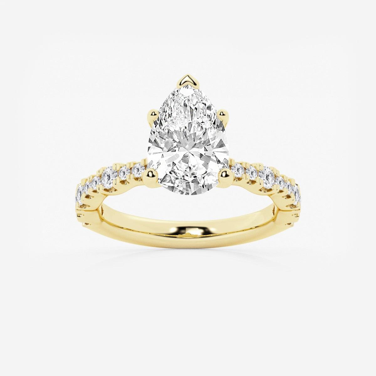 Clara - Station Side Stones Engagement Ring