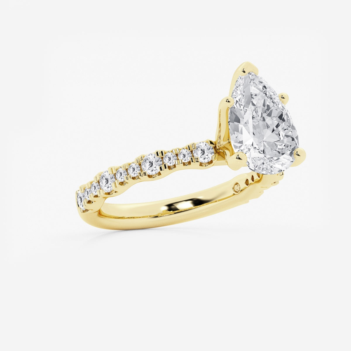 Clara - Station Side Stones Engagement Ring